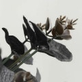 Miniatyrbilde 5 av 5: 4x 20 hoder kunstig svart eukalyptus falsk blomst plante bryllupsfestdekorasjon