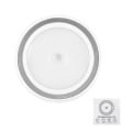 Miniatyrbillede 1 af 4: Rund LED natlys infrarød sensor lyskontrol lampe til soveværelse hjem (hvidt lys)
