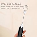 Miniatyrbilde 3 av 5: Elektrisk Blender Mikser Melkeskummer Eggvisp Kaffe Melkedrikk Juice Mat Visp Rører USB Oppladbar Håndblender