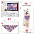 Miniatyrbillede 4 af 5: 30 stk. Sublimering kæledyr bandana varmeoverførsel vaskbar DIY trekant hund tørklæde hagesmæk tørklæde til hunde