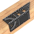 Miniatyrbild 1 av 4: 3D Gehrungsvinkel Aluminiumlegering Multifunktions-Messwerkzeug