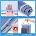 Miniatyrbilde 5 av 5: 10-pakning Mesh Glidelåsposer, Dobbel Vegg Nylon Mesh Poser for Bordspill og Puslespilloppbevaring