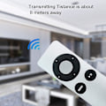 Miniatyrbilde 3 av 5: Reservedel Apple TV-fjernkontroll for Apple TV 1 2 3 4 A1156 A1427 A1469 A1378 Apple Tv2 Tv3 - Apl Tv Mc377ll/a Remot laget av plast (ikke original) Xi