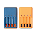 Miniatyrbillede 2 af 5: Hurtigopladeradapter Usb 4 slots Batteriopladningsværktøj til 1 til 4 stk. Aa/aaa