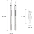 Miniatyrbild 2 av 5: Scalpel Dhrs Precision Work Cutter 2 Med 42 Blad För Skärning