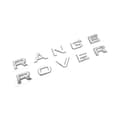 Krom Silver Range Rover Frontgrill Emblem, Huv Emblem, Baklucka Emblem (2-pack)