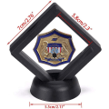 Miniatyrbillede 3 af 5: 10 stk. Mønt Display Case, 3D Flydende Display Ramme, Flydende Display Case
