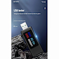 Miniatyrbillede 3 af 5: 6 i 1 USB Tester DC4-30V IPS Display Digital Spændings Effekt Timing Kapacitetsmåler Detektor til Strøm, Spænding, Hvid