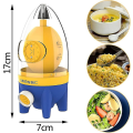 Miniatyrbild 2 av 5: Äggrörare Shaker Manuell Äggblandare Äggkokare Gulmixer Med Dragsko För Kök Hårdkokta Ägg