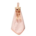 Pikkukuva 2 / 5: Pyyhe Korallifleece Ripustuspyyhe Kylpyhuone Ripustuspyyhe Pink Bear hand towel