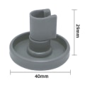 Miniatyrbilde 2 av 5: 12 stk oppvaskmaskin hjul nedre kurv hjul for Aeg Electrol