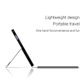 Miniatyrbild 5 av 5: Läderfodral med Touchpad Bluetooth-tangentbord och Bakgrundsbelysning för iPad mini (2024)