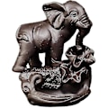 Miniatyrbillede 1 af 3: Elefant Røgelseholder Med 20stk Tilbageflow Røgelse Kegler, Asien Keramisk Røgelseholder Tilbageflow