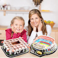 Miniatyrbillede 5 af 5: 3D-puslesæt Fodboldklub  Steder DIY-modelpuslespil Legetøj Papirbygning Stadion Fodbold Fodbold  Spil Gaver