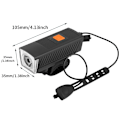 Pikkukuva 3 / 3: LED-lamppu sarvien lisävarusteilla, USB-ladattava otsalamppu 3