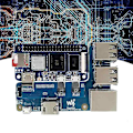 Miniatyrbild 3 av 5: Zero till Pi3 Adapter + Utvecklingskortssats med RJ45 Ethernet-port, 4 USB-hubb för Banana Pi -M2 Zero