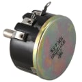 Miniatyrbilde 4 av 5: Wx050 10k Ohm 5w 6mm Rund Skaft Wire Wound Potensiometer Svart+sølv