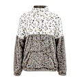 Miniatyrbild 3 av 5: Kvinnor Leopard Fleece Sweatshirt Pullover Vinter Varma Jumper Tjock Topp