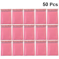 Miniatyrbilde 2 av 5: 50 stk rosa boblekonvolutter bobleplastposer selvforseglende bobleposeposer