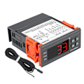 Miniatyrbilde 1 av 5: Digital temperaturregulator Stc-8080a+ Kjøleskap termostat for kjøleskap Automatisk avriming med Ntc sensorprobe 220v