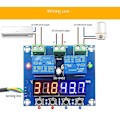 Miniatyrbillede 4 af 5: XH-M452 Temperatur- og Luftfugtighedskontrolmodul Digital Display Dobbelt Udgang, Automatisk Konstant Tem