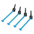 Miniatyrbild 3 av 4: 4 st Rc Metall Universal Cvd Drivaxel Set För Tamiya Tt02b 1/10 Rc Bil Uppgradering Delar Blå
