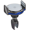 Miniatyrbilde 1 av 4: 10w Qi Trådløs Rask Bil Lader Luftventil Mobiltelefonfeste Holder Stativ for One Plus 7t For Lg G6 For Samsung Glaxy S10e (hvit)