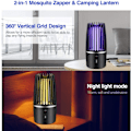 Miniatyrbild 3 av 5: Bug Zapper, UV Fly Zapper Elektrisk Myggdödande Lampa, Rec