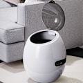 Miniatyrbilde 3 av 3: Hotell Eggformet søppelbøtte søppelbøtte søppelbøtte enkel design
