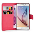 Pikkukuva 4 / 5: Samsung Galaxy S6 -kotelo - korttipaikoilla ja jalustatoiminnolla CARMINE RED