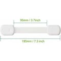 Miniatyrbilde 2 av 5: Sikkerhet for barn i vinduer, Baby Cupboard Block, 8 stk Baby Safety Drawer Block, Cupboard Blocks and Latches, Child Safety, Baby Door Protection for Drawer, D