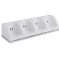Miniatyrbilde 2 av 3: Ladesystem + 4*2800mah batterier for Wii-fjernkontroll hvit
