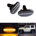 Miniatyrbillede 4 af 4: LED Side Repeater Blinklys Signallampe Til Jimny Lapin Carry Az Spiano Scrum Sort