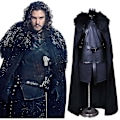 Pikkukuva 1 / 5: Game Of Thrones Jon Snow -asu   Miesten hieno puku Cape Set -juhla-asu_y M