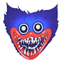 Pikkukuva 3 / 5: 5-13 vuotta Poppy Playtime Huggy Wuggy Lasten Cosplay-juhla-asu Hyppypuku Naamiolla Hanskat 12-13 Years