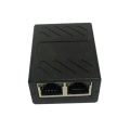 Miniatyrbilde 3 av 5: Ethernet Splitter Coupler Rj45 Splitter Connector Adapter 1 Til 2 Veier Plugg