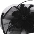 Miniatyrbillede 3 af 5: Elegant Dame Blomst Fjeder Mesh Net Fascinator Hat Slør Med Pandebåndsklips