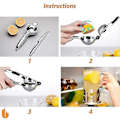 Miniatyrbillede 4 af 4: Citronpresser, robust rustfrit stål 304 Citronpresser Premium kvalitet