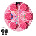 Elektronisk Musikboxningsmaskin Kit 6 Mål Bluetooth Väggmonterad Träning 6 Target Pink