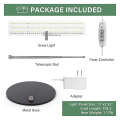Miniatyrbilde 3 av 5: Grolampe, Full Spectrum Led Plantelys for Planter, Høydejusterbar Vekstlampe med Auto På/av