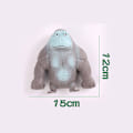 Miniatyrbillede 1 af 4: Gorilla Elastisk Svamp Blød Abe Gorilla Dekompression Legetøj Udluftningsdukke gray trumpet orangutan