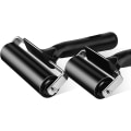 Miniatyrbilde 3 av 5: 2 stk Gummivals Brayer-ruller Hard Gummi 4 og 2,2 tommer for trykk Width 6CM+ Width 10CM *1