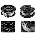 Miniatyrbilde 2 av 4: 8 stk F016800569 Spolesnor & 2 stk F016f04557 Spolesdeksel for Bosch