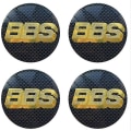 Pikkukuva 4 / 4: Bbs-pyörän keskikorkit Embleemit 4 kpl sarja  65mm bbs  Auton korkkilogo-tarra