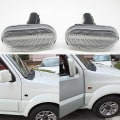 Miniatyrbillede 2 af 4: LED Side Repeater Blinklys Signallampe Til Jimny Lapin Carry Az Spiano Scrum Sort