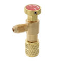 Miniatyrbillede 2 af 5: 2 R410 køleventilkugleventil Fluoradapter sikkerhedsventil 1/4\"\" til 5/16\"\"