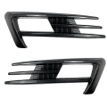 Miniatyrbilde 1 av 5: For Golf 7 Mk7 2014 2015 2016 2017 Frontfanger Tåkelysgitter Tåkelys Øyenbryn Deksel Karbonfiber