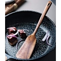 Miniatyrbilde 2 av 2: Lang håndtert naturlig teak trespatel - Håndlaget non-stick kokekar