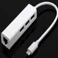 Miniatyrbillede 2 af 2: USB-C Type-C til Ethernet Adapter Bærbar Laptop Tablet PC USB2.0 Hub