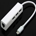 Pikkukuva 3 / 4: USB-C (Type-C) - Ethernet-sovitin Kannettava Tietokone Tabletti PC USB2.0 Hub